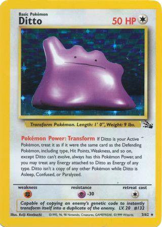 Ditto (3/62) [Fossil Unlimited] Pokémon