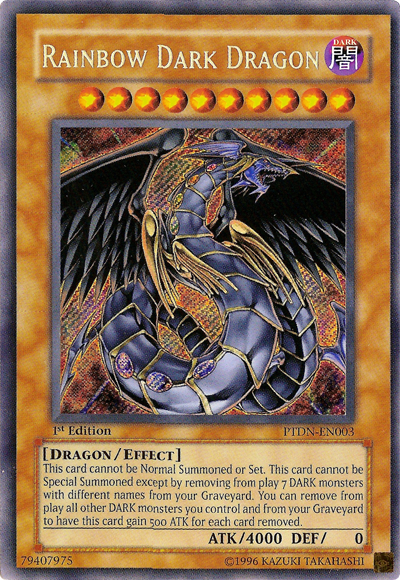 Rainbow Dark Dragon [PTDN-EN003] Secret Rare Yu-Gi-Oh!