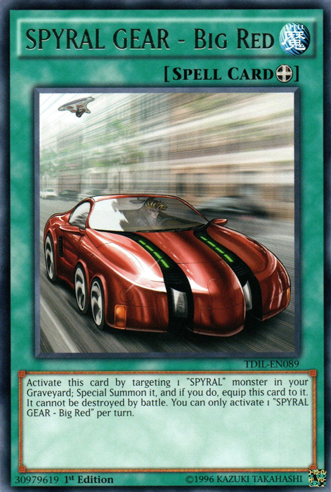 SPYRAL GEAR - Big Red [TDIL-EN089] Rare Yu-Gi-Oh!