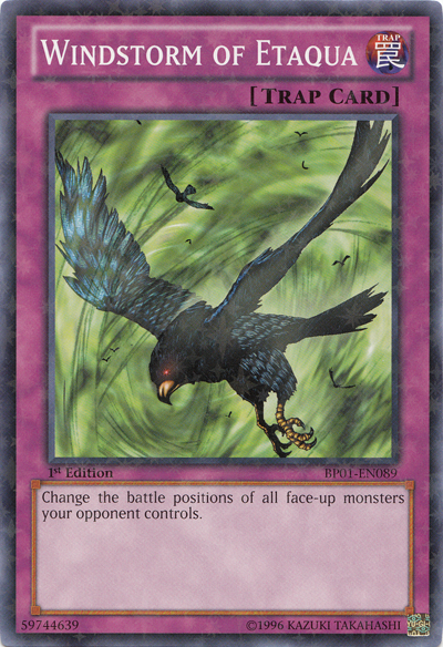 Windstorm of Etaqua [BP01-EN089] Starfoil Rare Yu-Gi-Oh!