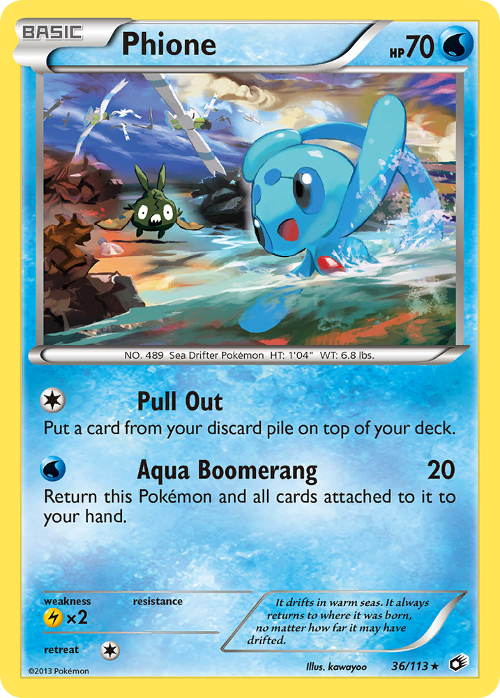 Phione (36/113) [Black & White: Legendary Treasures] Pokémon