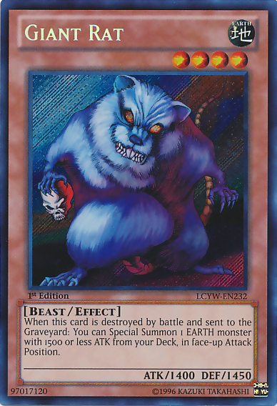 Giant Rat [LCYW-EN232] Secret Rare Yu-Gi-Oh!