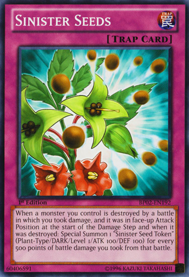 Sinister Seeds [BP02-EN192] Mosaic Rare Yu-Gi-Oh!