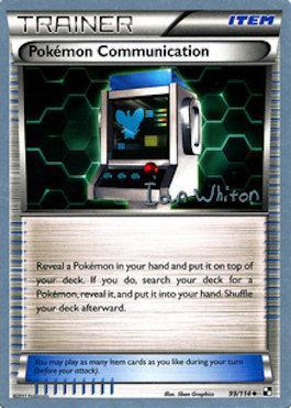 Pokemon Communication (99/114) (American Gothic - Ian Whiton) [World Championships 2013] Pokémon