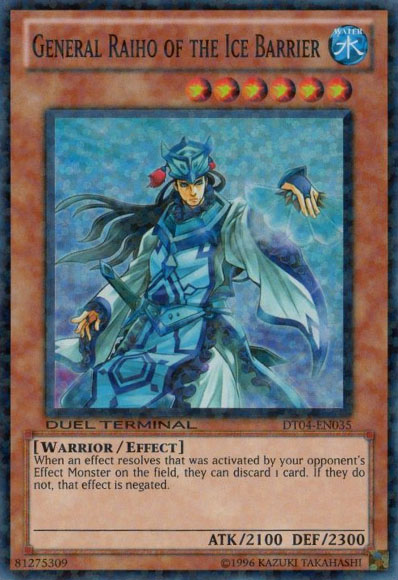 General Raiho of the Ice Barrier [DT04-EN035] Super Rare Yu-Gi-Oh!