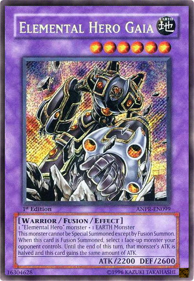 Elemental Hero Gaia [ANPR-EN099] Secret Rare Yu-Gi-Oh!