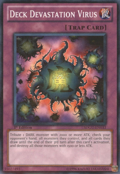 Deck Devastation Virus [SDGU-EN033] Common Yu-Gi-Oh!
