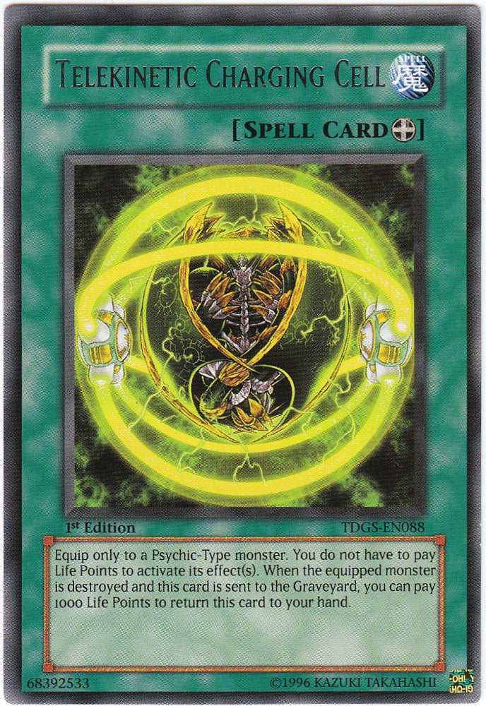 Telekinetic Charging Cell [TDGS-EN088] Rare Yu-Gi-Oh!