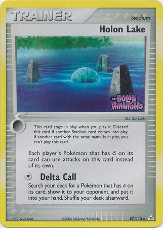 Holon Lake (87/110) (Stamped) [EX: Holon Phantoms] Pokémon