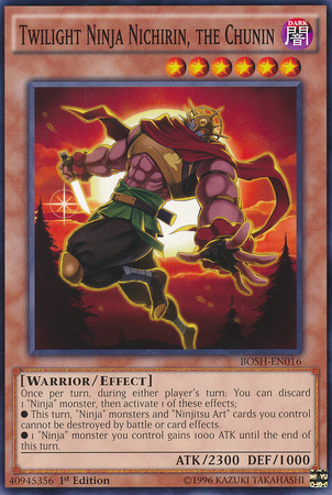 Twilight Ninja Nichirin, the Chunin [BOSH-EN016] Common Yu-Gi-Oh!