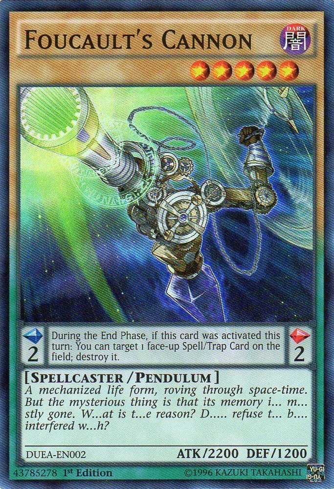 Foucault's Cannon [DUEA-EN002] Super Rare Yu-Gi-Oh!