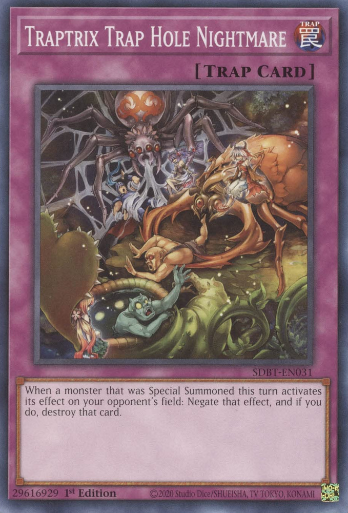 Traptrix Trap Hole Nightmare [SDBT-EN031] Common Yu-Gi-Oh!