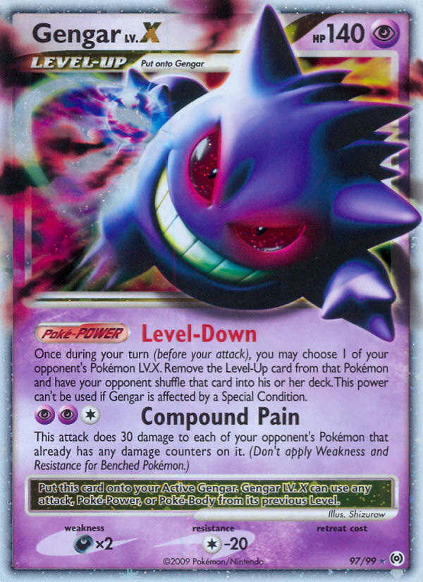 Gengar LV.X (97/99) [Platinum: Arceus] Pokémon