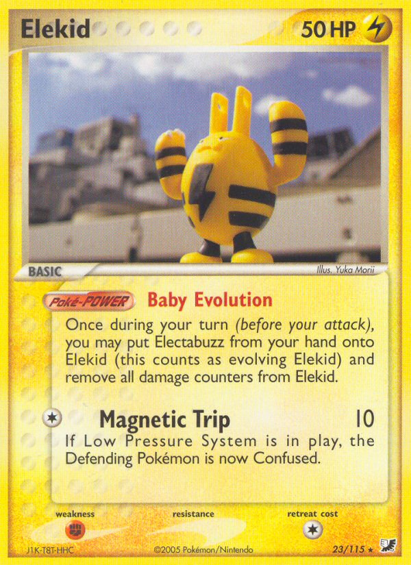 Elekid (23/115) [EX: Unseen Forces] Pokémon