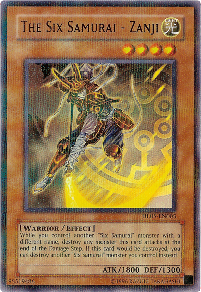 The Six Samurai - Zanji [HL05-EN005] Parallel Rare Yu-Gi-Oh!