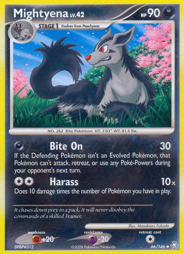 Mightyena (66/146) [Diamond & Pearl: Legends Awakened] Pokémon