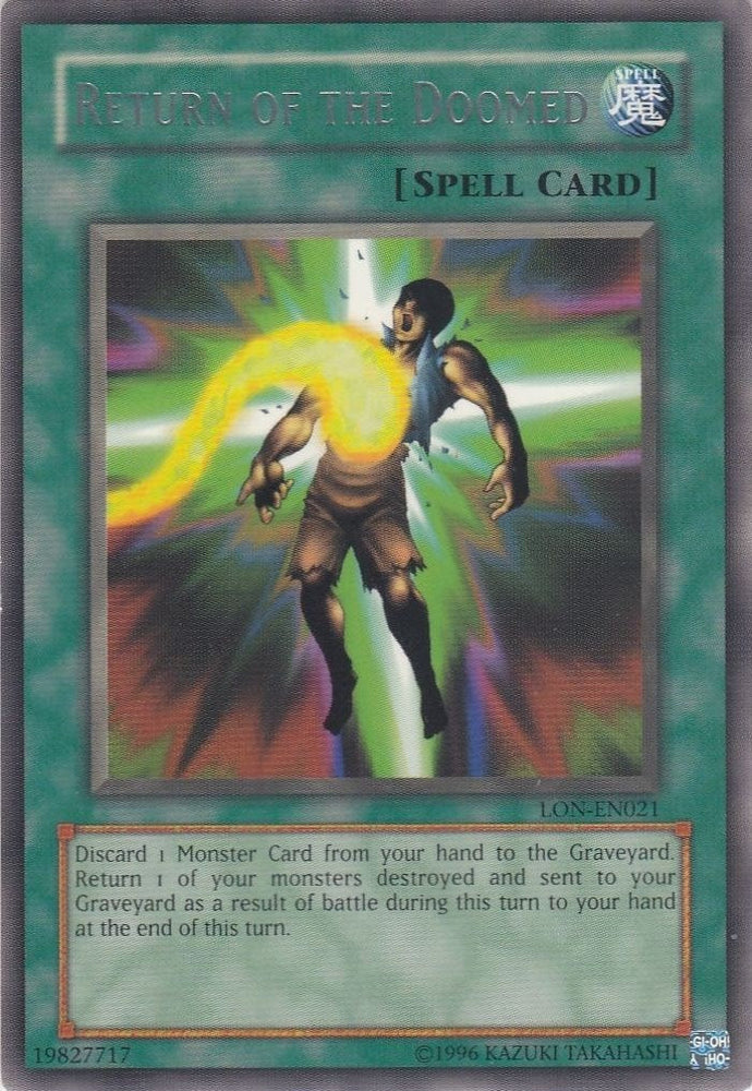 Return of the Doomed [LON-EN021] Rare Yu-Gi-Oh!