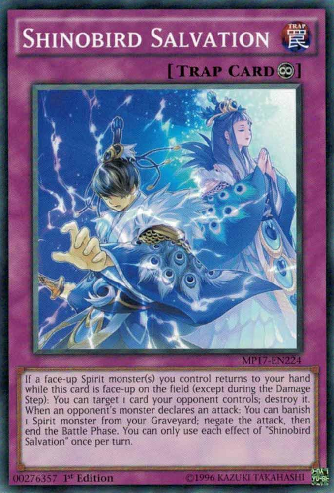 Shinobird Salvation [MP17-EN224] Common Yu-Gi-Oh!