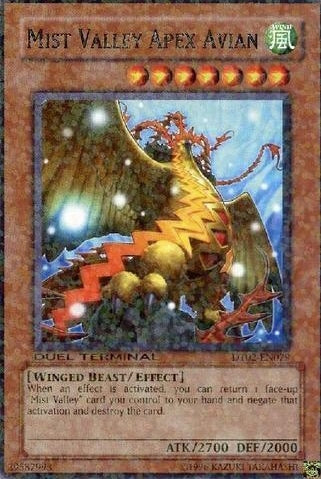 Mist Valley Apex Avian [DT02-EN079] Rare Yu-Gi-Oh!