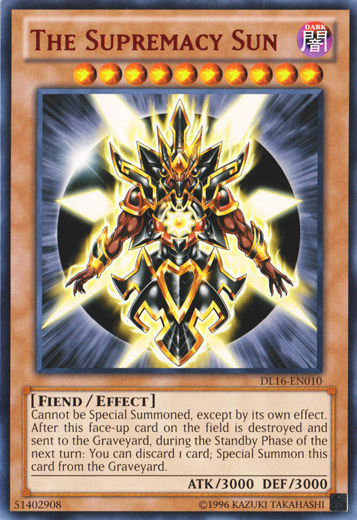 The Supremacy Sun (Red) [DL16-EN010] Rare Yu-Gi-Oh!