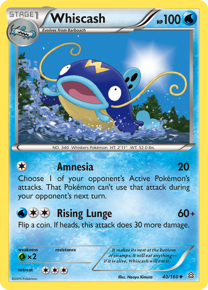 Whiscash (40/160) [XY: Primal Clash] Pokémon