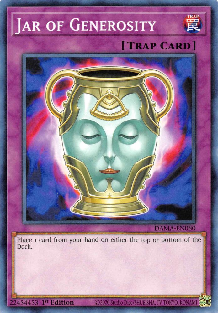 Jar of Generosity [DAMA-EN080] Common Yu-Gi-Oh!