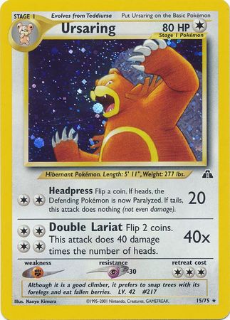 Ursaring (15/75) [Neo Discovery Unlimited] Pokémon