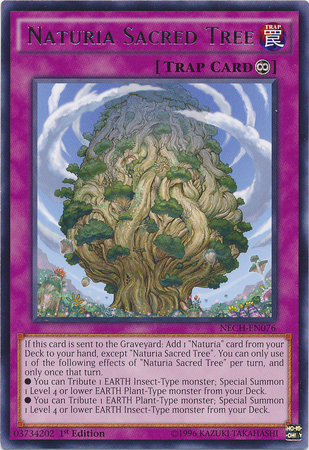 Naturia Sacred Tree [NECH-EN076] Rare Yu-Gi-Oh!