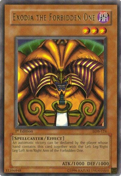 Exodia the Forbidden One [LOB-124] Ultra Rare Yu-Gi-Oh!