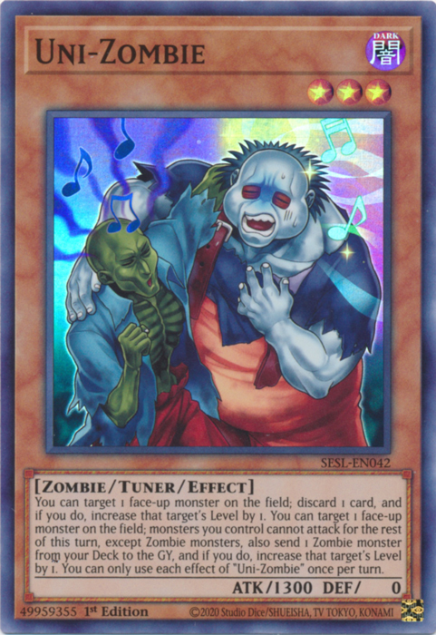 Uni-Zombie [SESL-EN042] Super Rare Yu-Gi-Oh!