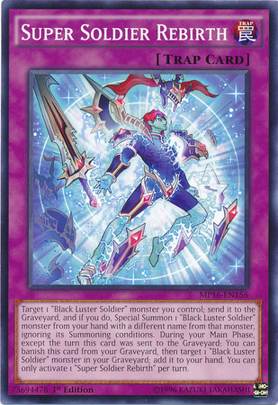 Super Soldier Rebirth [MP16-EN156] Common Yu-Gi-Oh!