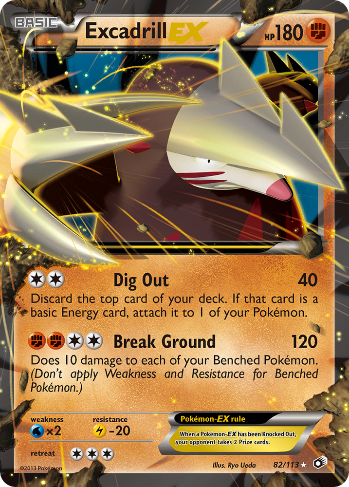 Excadrill EX (82/113) [Black & White: Legendary Treasures] Pokémon