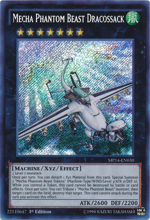 Mecha Phantom Beast Dracossack [MP14-EN030] Secret Rare Yu-Gi-Oh!