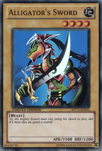 Alligator's Sword [WP11-EN012] Super Rare Yu-Gi-Oh!