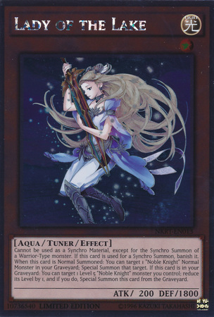 Lady of the Lake [NKRT-EN013] Platinum Rare Yu-Gi-Oh!