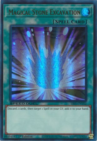 Magical Stone Excavation [SS05-ENV02] Ultra Rare Yu-Gi-Oh!