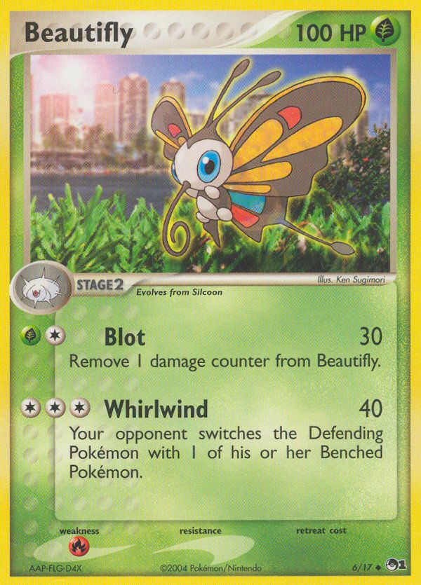Beautifly (6/17) [POP Series 1] Pokémon