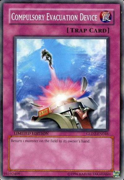 Compulsory Evacuation Device [GLD2-EN046] Common Yu-Gi-Oh!