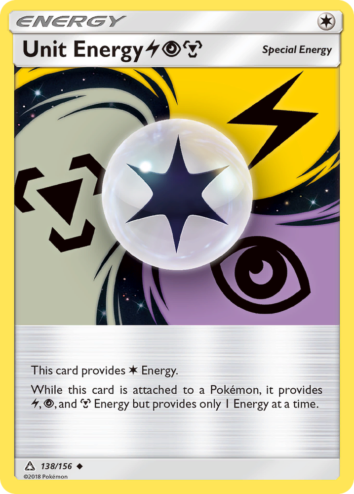Unit Energy (138/156) (Lightning, Psychic, Metal) [Sun & Moon: Ultra Prism] Pokémon