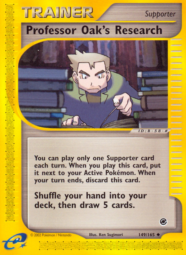 Professor Oak's Research (149/165) [Expedition: Base Set] Pokémon