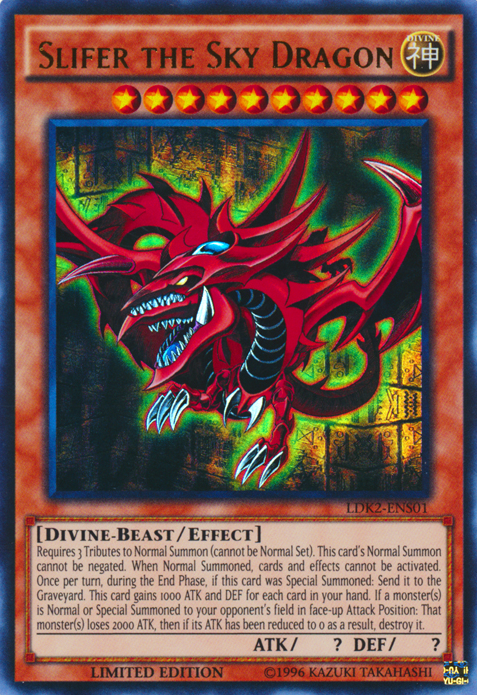 Slifer the Sky Dragon [LDK2-ENS01] Ultra Rare Yu-Gi-Oh!