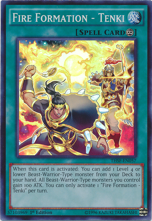 Fire Formation - Tenki [THSF-EN057] Super Rare Yu-Gi-Oh!