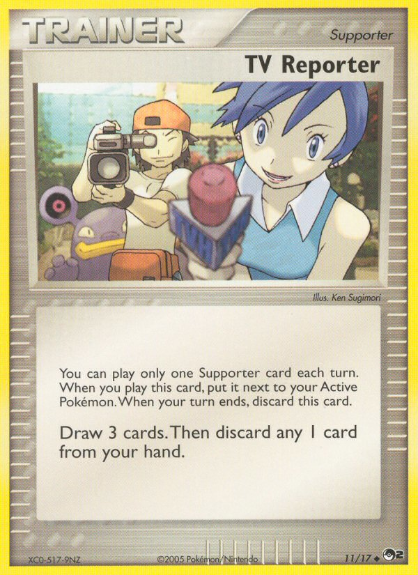 TV Reporter (11/17) [POP Series 2] Pokémon