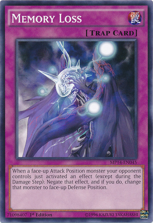 Memory Loss [MP14-EN045] Common Yu-Gi-Oh!