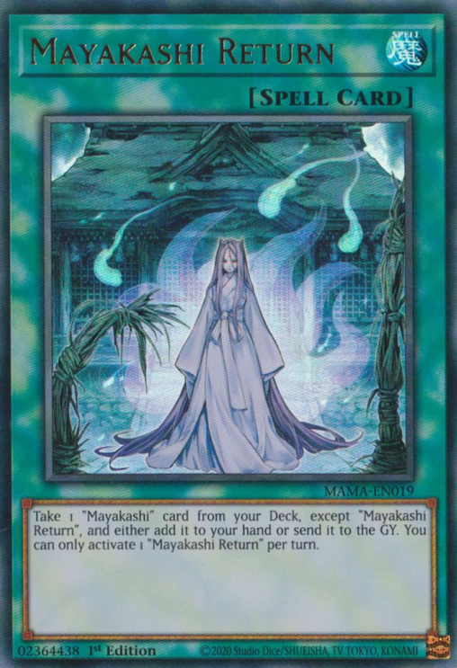 Mayakashi Return [MAMA-EN019] Ultra Rare Yu-Gi-Oh!