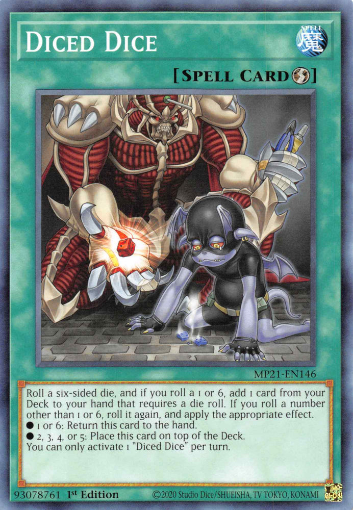 Diced Dice [MP21-EN146] Common Yu-Gi-Oh!