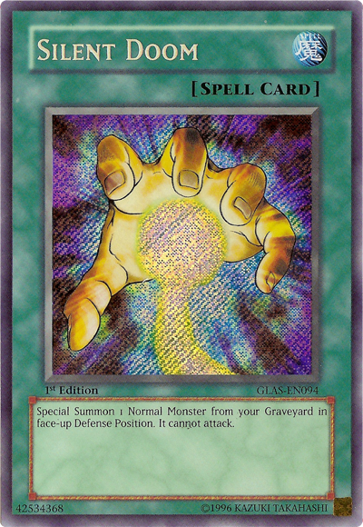 Silent Doom [GLAS-EN094] Secret Rare Yu-Gi-Oh!