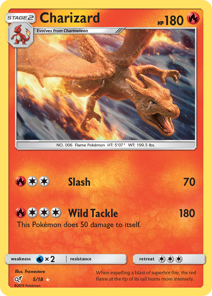 Charizard (5/18) [Sun & Moon: Detective Pikachu] Pokémon