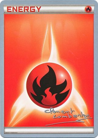 Fire Energy (Anguille Sous Roche - Clement Lamberton) [World Championships 2013] Pokémon