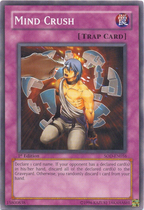 Mind Crush [SOD-EN056] Common Yu-Gi-Oh!